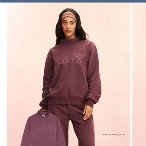 PARKE Eggplant Sweatshirt NWT L/XL
